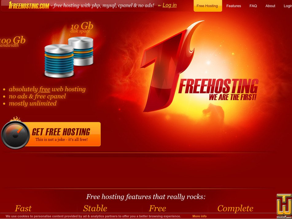 1freehosting.com screenshot