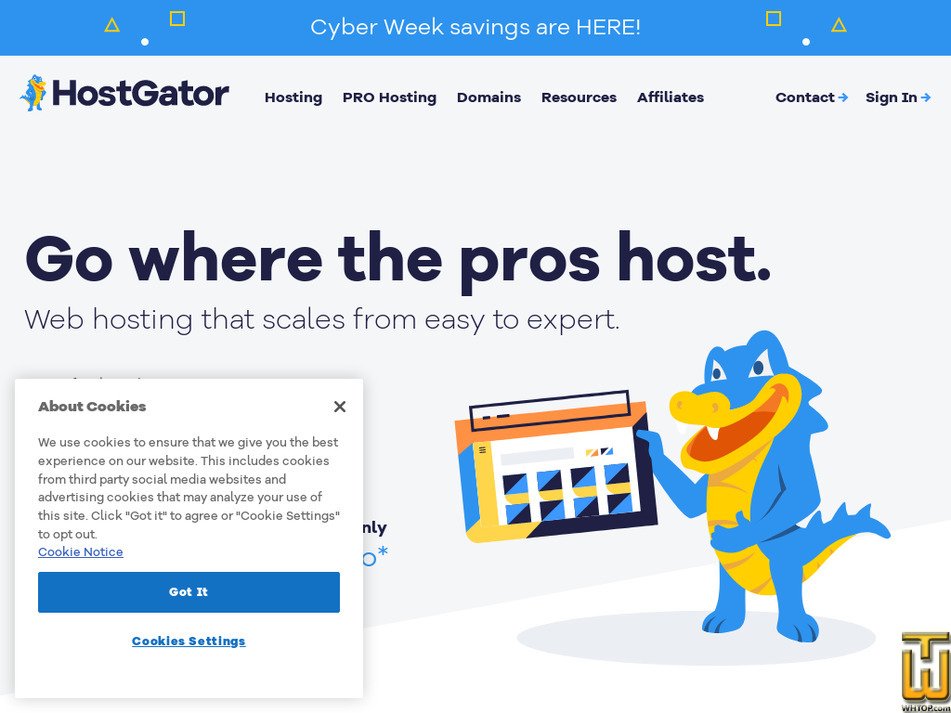 hostgator.com screenshot